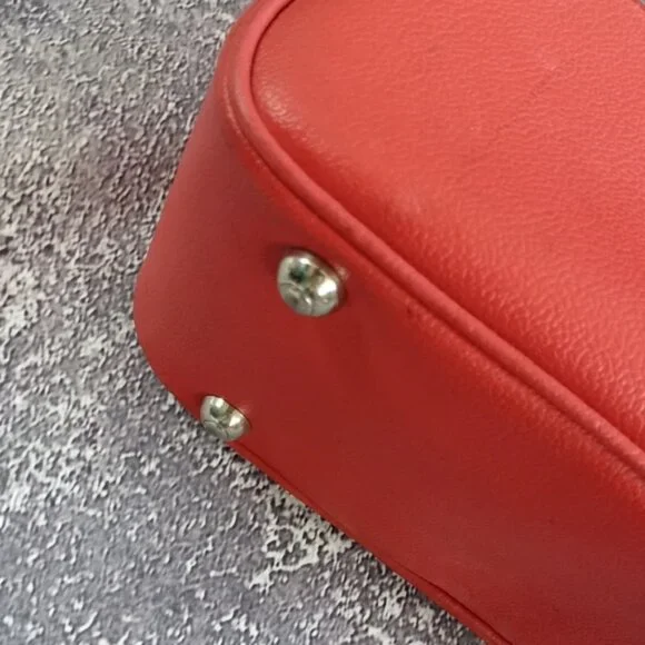 Vintage 1970sSamsonite Red Shoulder Bag RED UNISEX LEATHER